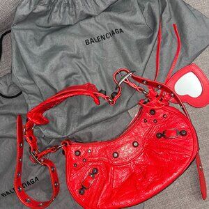 Balenciaga Le Cagole XS Red